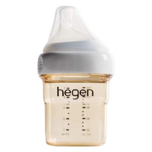 image:imagehegen Baby Bottles  Anti Colic Baby Bottles Wide Neck  Breastfeeding System 5 oz with Slow Flow Teats