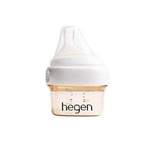 image:imagehegen Baby Bottles  Anti Colic Baby Bottles Wide Neck Breastfeeding System 8 oz with Medium Flow Teats2oz Single